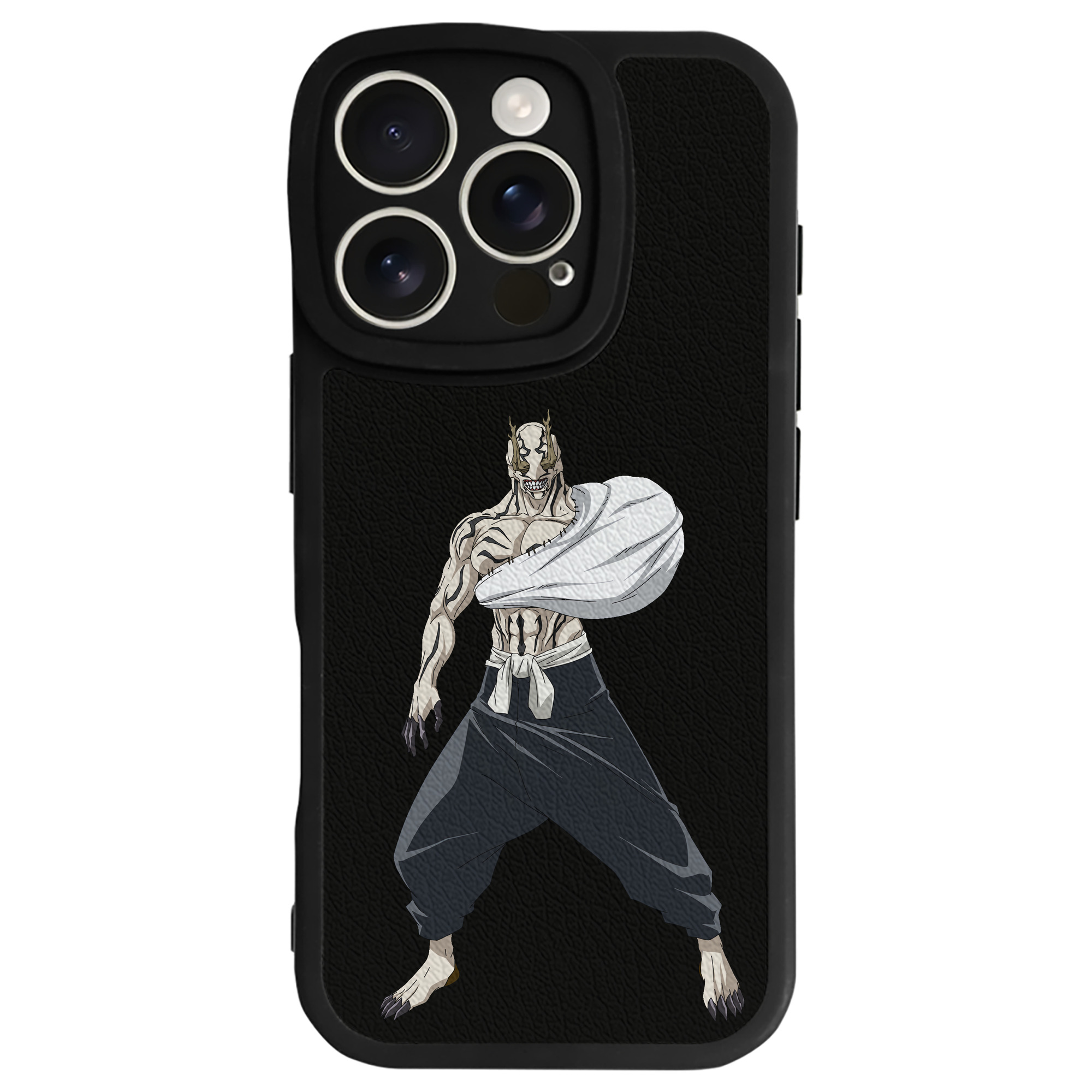 （画像用） 呪術廻戦 Jujutsu Kaisen 【iPhone 16シリーズ対応】シリコンスマホケース（レザー調） 材質：シリコン